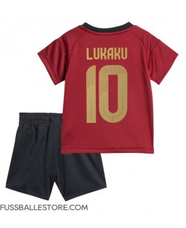 Günstige Belgien Romelu Lukaku #10 Heimtrikotsatz Kinder EM 2024 Kurzarm (+ Kurze Hosen)